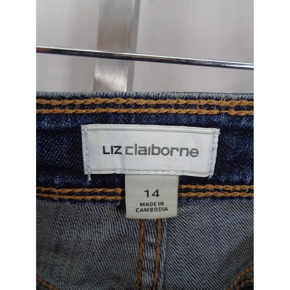 Liz Claiborne Button Denim Jean Skirt Size 14 - Picture 6 of 6